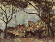 Paul Cezanne The Sea at L Estaque Spain oil painting artist